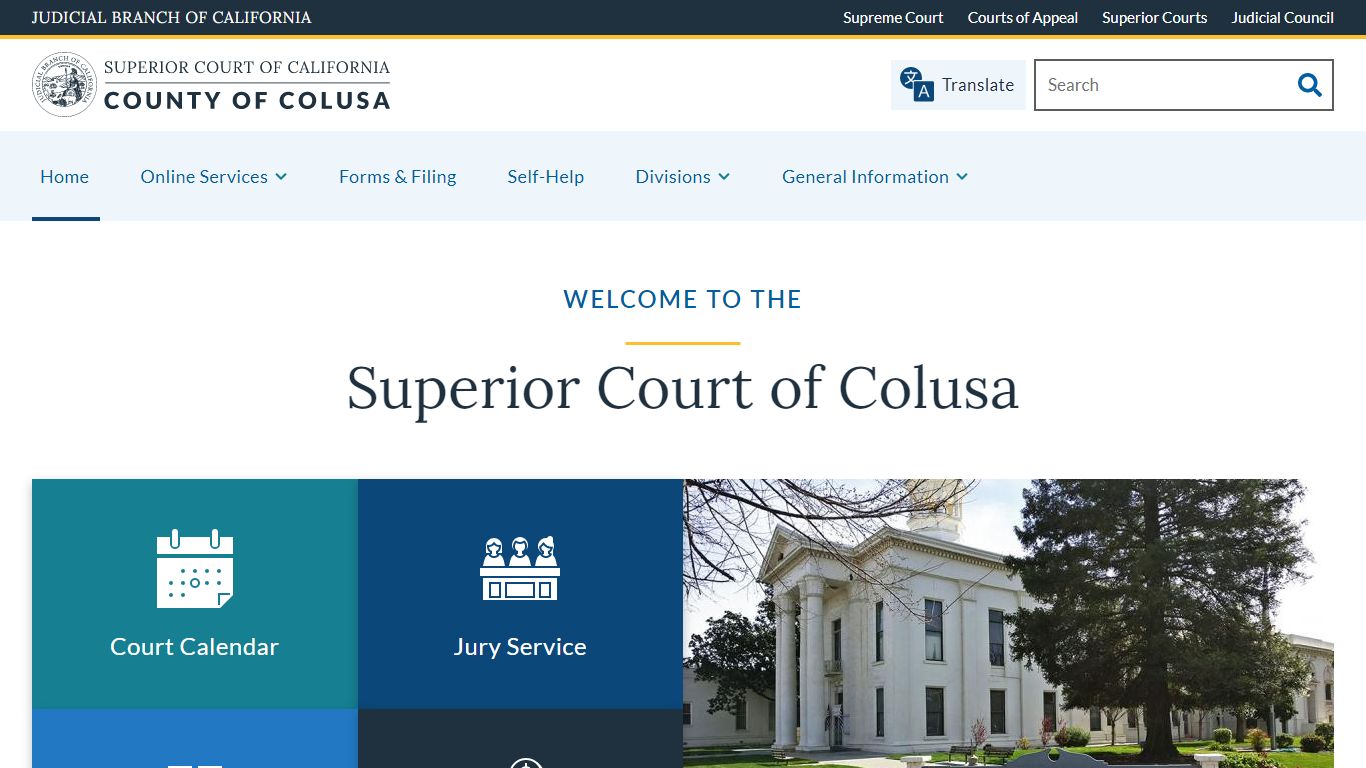 Home | Superior Court of California | County of Colusa