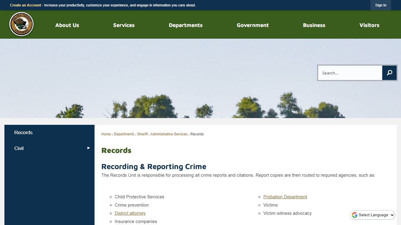 Records | Colusa County, CA - Official Website